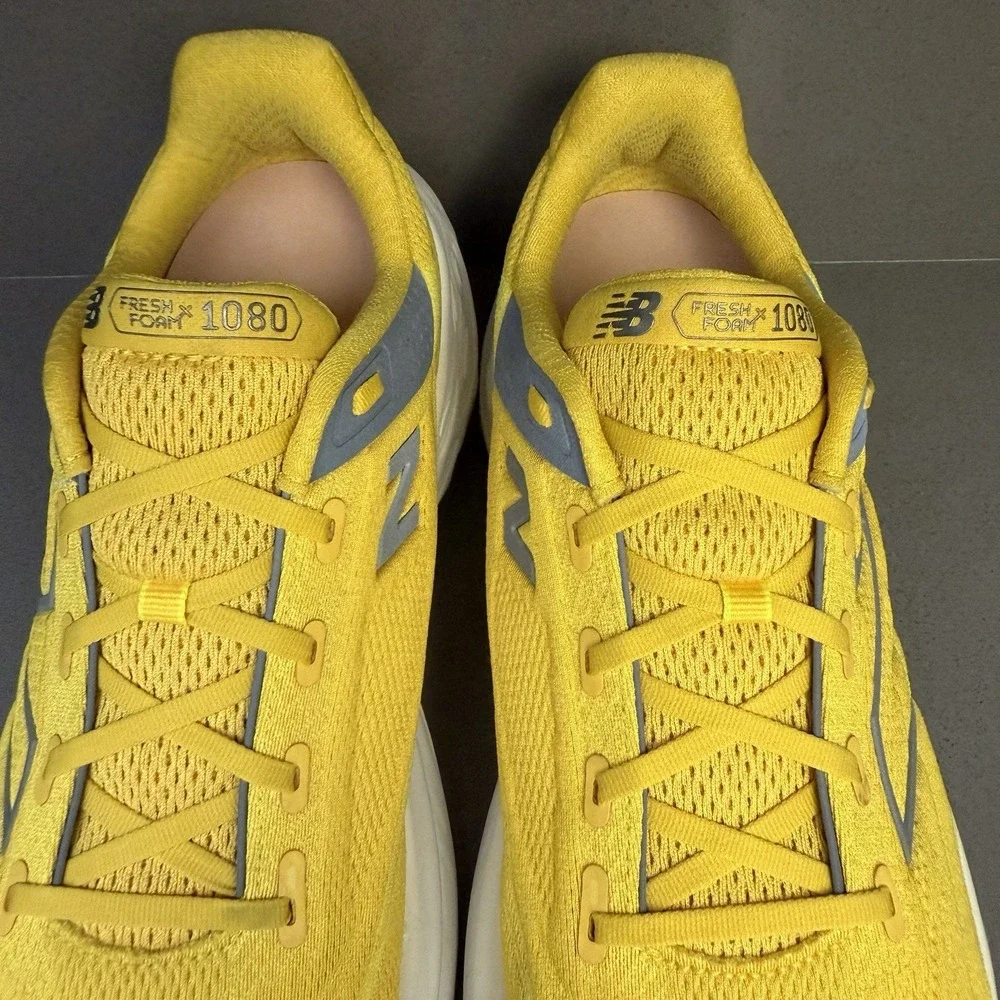 New Balance Fresh Foam X 1080v13 Mens 16 2E Wide Yellow Running Shoes M108013Z